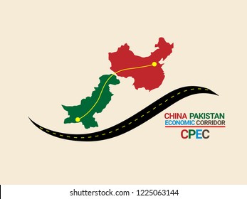 China Pakistan Economic Corridor illustration