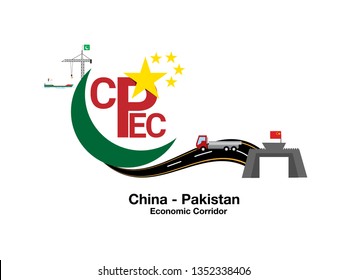 China Pakistan Economic Corridor illustration