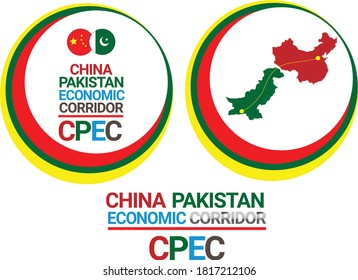 China Pakistan Economic Corridor Illustration Stock Vector (Royalty ...