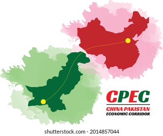 China Pakistan Economic Corridor illustration