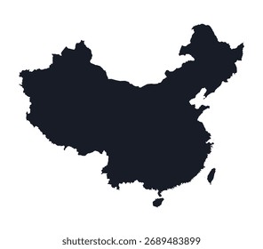 China politische Karte Vektor Set mit Provinz