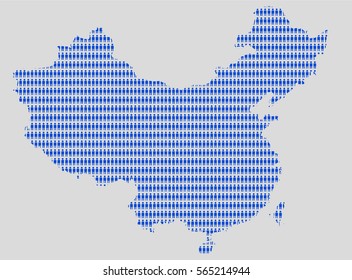 China PR Map And Population