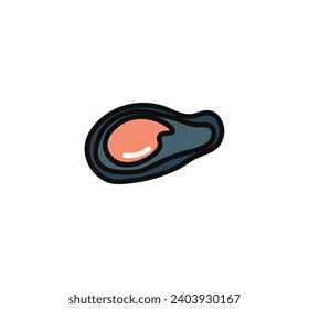 China product of food colorful set. The design skillfully portrays delectable mussel, inviting to savor the rich flavors and intricate spices of Chinese culinary artistry. Vector illustration.