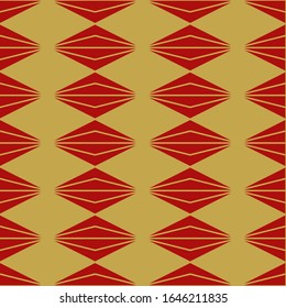 China red  lantern abstract , Seamless vector pattern. Vector texture