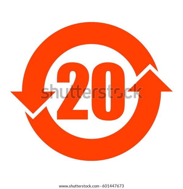 China Rohs Symbol 20 Years Lifetime Stock Vector (Royalty Free) 601447673