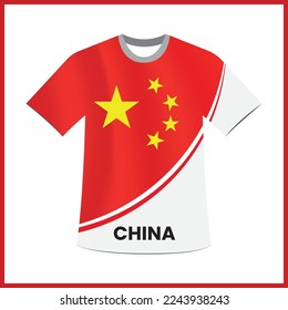 China Shirt Design and Flag Shirt Design