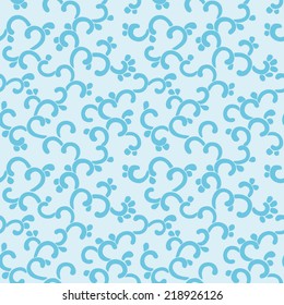 China simple blue pattern