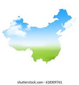 China Sky map icon
