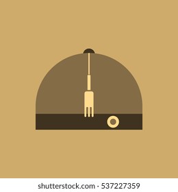 china traditional hat Vector illustration of Chinese hat in flat style