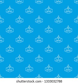 China travel pattern vector seamless blue repeat for any use