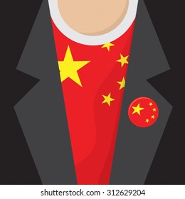 China T-Shirt Vector Illustration