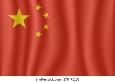 China waving flag