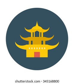 
Chinatown Colored Vector Icon

