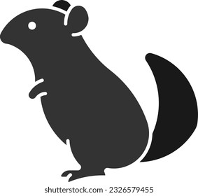 Chinchilla mouse pet bilby animal Flat