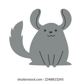 Ilustración de vectores de animales Chinchilla Rodent