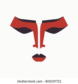 chine opera mask decoration art makeup symbol