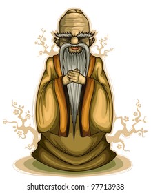 Chineae old sage
