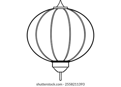 Chines lantern vector image design