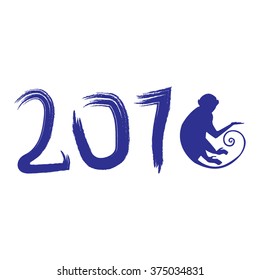 Chines new year 2016  with monkey.