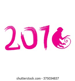 Chines new year 2016  with monkey.