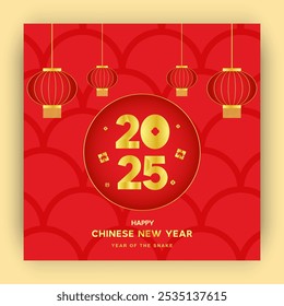 Chines new year celebration banner design vector.