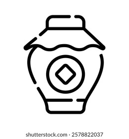 Chinese alcohol vector design, chinese traditional drink icon design
