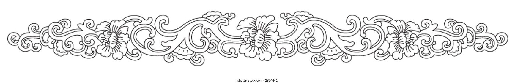 Chinese Art frame Elements