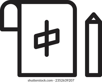 Chinese Asian Message Outline Icon