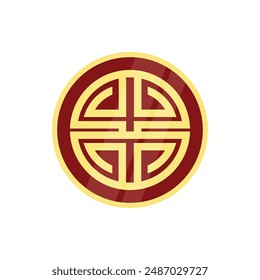 Chinese Auspicious Symbol Vector Illustration