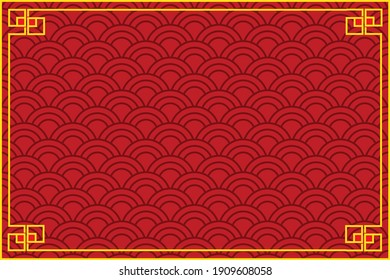 chinese background happy korean wallpaper red art backdrop gold asia vector china japanese old card year flower 