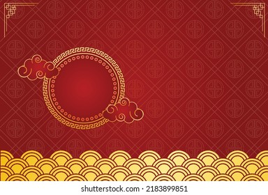 Chinese Background with red accent