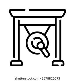 Chinese Bell vector icon in modern and trendy style