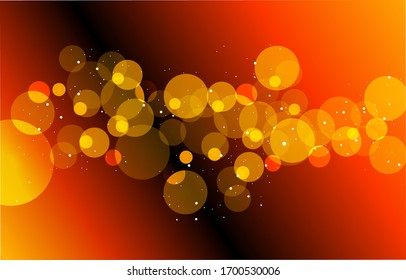Chinese bokeh background. Soft blur light effect wallpaper. Abstract background bokeh blurred. Shiny bokeh light effect. Vector illustration.