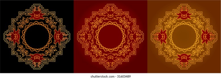 Chinese Border Ornaments