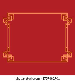 Design-Vorlage für Vektorgrafiken an der chinesischen Grenze