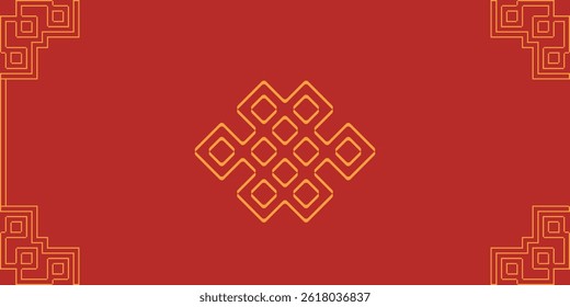 Chinese border Vector illustration design template