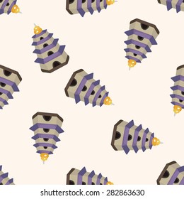 Chinese building ,seamless pattern
