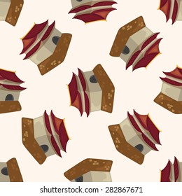 Chinese building ,seamless pattern