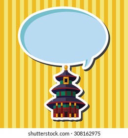 Chinese building theme elements