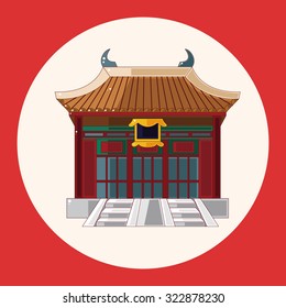 Chinese building theme elements