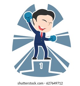 chinese businessman boxer champion 