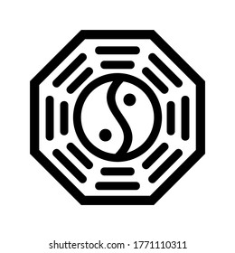 Chinese calendar icon or logo isolated sign symbol vector illustration - high quality black style vector icons
