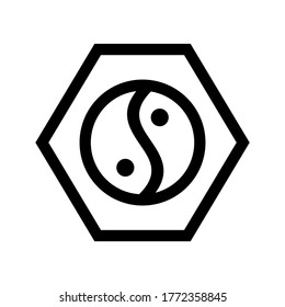 Chinese calendar icon or logo isolated sign symbol vector illustration - high quality black style vector icons
