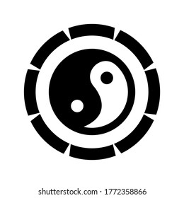 Chinese calendar icon or logo isolated sign symbol vector illustration - high quality black style vector icons
