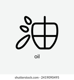 chinese calligraphy hanzi 油 (yóu) meaning is oil. vector design illustration. Suitabale for t-shirt, mug, sticker, etc. Eps 10