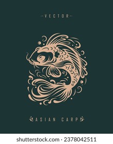Chinese carp traditional art form