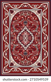 Tapete chinês, padrão de tapete vermelho, padrão de arte em tecido tribal