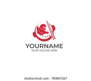 Steak Rosemary Logo Template Steakhouse Vector Stock Vector (Royalty ...