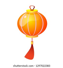 Chinese and chinatown festival papers lanterns vector illustrations