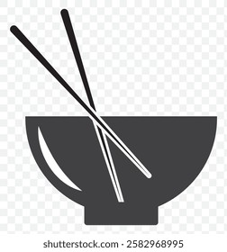 Chinese chopsticks icon black color outline. chopsticks flat vector icon. Simple line logo icon design vector illustration. chopsticks vector icons for web design isolated on transparent background.